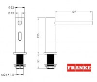 DOSIFICADOR JABON ELECTRONICO SD99-010 FRANKE